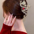Large Metal Rhinestone Dragon Hair Claw Clips, Spring Festival Hair Accessories for Women Girls, Non-slip Hair Barrettes
