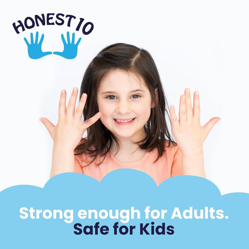 Honest10 Nail Biting Prevention for Kids & Adults - Safe Bitter Nail Polish Formula (0.25 oz)