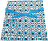 VZWraps Elephants Reusable Fabric Gift Bag - Medium 17" Wide by 18.5" High, Turquoise Blue