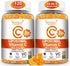 Vemluta 2 Pack Liposomal Vitamin C 2000mg Gummies Complex Rose Hips with D3