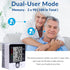 Automatic Wrist Blood Pressure Monitor, Talking Blood Pressure Cuff for Home Use, Adjustable Cuffs, Large LCD Display