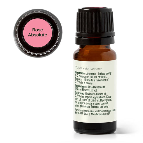 Plant Therapy Rose Absolute Essential Oil, 100% Pure, 10 mL (1/3 oz), Natural Aromatherapy