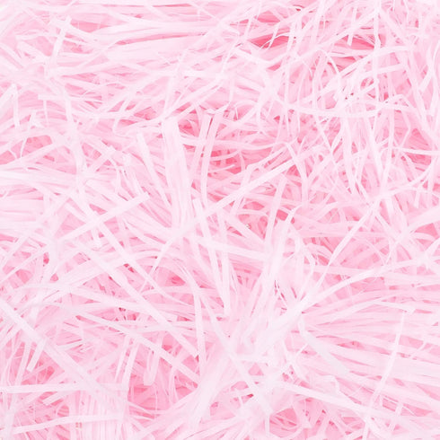 Whaline Craft Shredded Tissue Raffia Gift Filler Paper Shreds for DIY Gift Packaging, 120g, Pale Pink