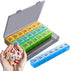 HGIYA Family First Aid Box Portable Medicine Chest Storage Cabinets Organizer Medication - Pills Organiser Weekly