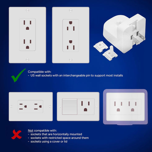 ProofVision 1000 7000 IPX7 2 Electric Toothbrush Wall Charger for US Socket for Philips to Series | Portable Philips