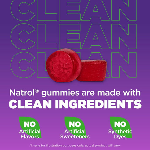 Natrol 10 mg Time Release Melatonin Gummies, 55 Strawberry-Flavored Dietary Supplement for Restful Sleep