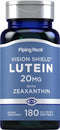 Piping Rock Lutein and Zeaxanthin Supplements, 20mg, 180 Softgels, Non-GMO, Gluten Free
