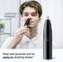 ZORAMI Rechargeable Ear and Nose Hair Trimmer, Professional Painless Eyebrow & Facial Hair Trimmer, Black