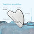 PLANTIFIQUE Stainless Steel Gua Sha | Facial Tool | Skin Massage for Face Body Eyes Neck Heart Style with Travel Pouch