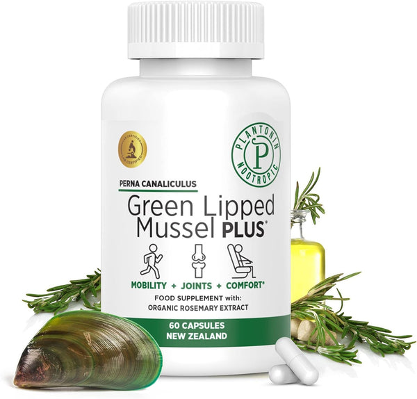 New Zealand Green Lipped Mussel for Humans - 19,000mg Serving - Dried Freeze Perna Canaliculus with Omega 3 - 60