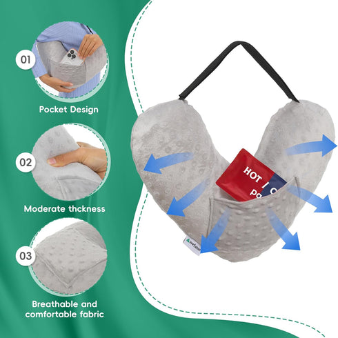 wefaner Mastectomy Recovery Pillow Breast Pillow Post Shoulder Surgery Pillow for Cancer Lymphedema Lumpectomy Surgery