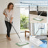 Mmxhn 10 360 Mini Mop Snap Grip with Reusable Pads, Quick Release Wet Dry Floor Cleaner Mop, Swivel Head Lightweight