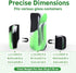Magnetic Glass Cleaner Kit - Reusable Pipe Cleaning Tool Deep Cleans Hard-to-Reach Stains Two Silicone Brush