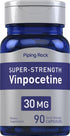 Piping Rock Vinpocetine 30mg | 90 Capsules | Super-Strength Non-GMO Supplement