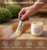 Thrymme 5.3 Inch Furniture Salve Brush, Leather Salve Brush for Furniture with Ergonomic Handle