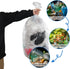 Ziglous 13 150 Counts, 6 Gallons Kitchen Garbage Bin Liner, Clear Trash Bags, Rolls