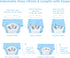 Littleforbig Washable Adjustable Reusable Waterproof Cloth Adult Diaper Wrap Cover One Size - Astro Babies