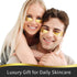 Under Eye Patches, 40 Pairs for Dark Circles, Puffy Eyes, Wrinkles, with 24K Gold, Hyaluronic Acid & Rose