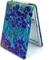 Magnifying Mirror for Purse, Small Compact Makeup Mirror for Women, Cute Rectangular Art Decor 2.75*0.4inch