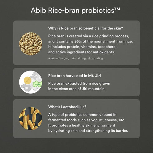 Abib Rice Probiotics Overnight Mask, Intensive Hydrating Jelly for Skin Barrier, 2.71 fl oz