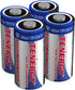 Tenergy 3V CR123A Lithium Battery, High Performance CR123A Cell Batteries PTC Protected for