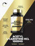 Carlyle Acetyl L-Carnitine HCL Capsules 1000mg | 100 Count | Gluten Free, Non-GMO Supplement