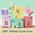 Rael Pads for Women, Organic Cotton Cover - Heavy Absorbency, Feminine Care, Ultra Thin, Sanitary Napkins with Wings