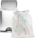Ultrasac 18 Gallon White Drawstring Trash Bags, 2.0 MIL, 25" x 28", Pack of 50