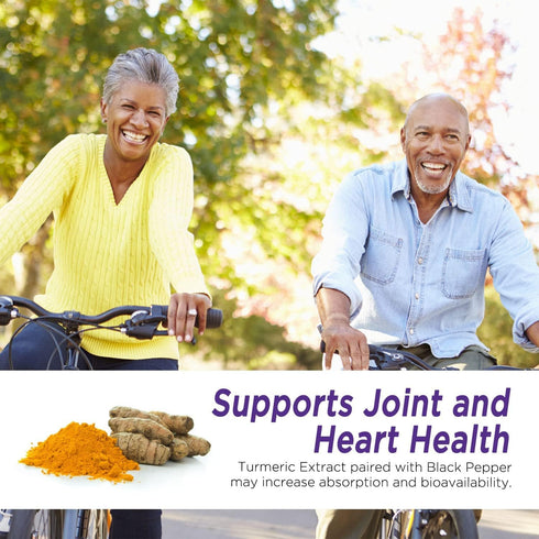 Nature's Tumeric Herbal Extract Supplement - Turmeric Curcumin with BioPerine Black Pepper & Ginger 2600mg, 60 Capsules