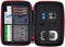 Eva Hard Protective Bag, Travel Case Organizer for Diabetic Supplies, Diabetes Testing Kit, Black