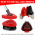 OKcedier 1 Pack 2-Tank 1-Tank Small Scrub Brush Replace Head ONLY for O Cedar RinseClean Spin Mop, NOT for EasyWring