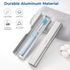 Trip-1Pack Aluminum Toothbrush Travel Case, Portable Travel Toothbrush Holder, Durable Manual Toothbrush Box Container