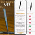 Tweezers For Ingrown Hair by The Razor Bump Co., Sharp Stainless Steel, Precision Splinter Remover