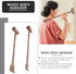 Hammer 2pcs Set, MAGICLULU Wooden Dual-use Massage Handheld Back Scraper and Body Massager for Muscle Relaxation