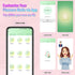 Labnique Pelvic Floor Trainer, Silicone, APP Long Distance Remote Control, Waterproof, for Tightening and Bladder