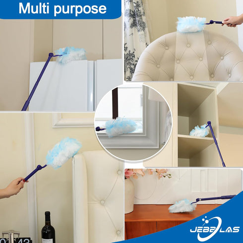 JEBBLAS Heavy Duty Disposable Dusters Refills, 30 Count Electrostatic Duster Head