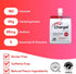 Strawberry Instant Energy Gel for Running, Biking, Workout - 6 Pouches, 6.35oz Each, Gluten Free