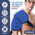 Shoulder Ice Pack with Compression for Rotator Cuff, Reusable Gel Wrap for Pain Relief and Swelling