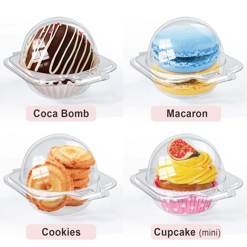 Packaging 50 Pack Hot Cocoa Bomb Boxes, Cocoa Bomb Boxes Spherical Hot Chocolate Bomb Holder