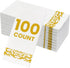 100 Disposable Gold Napkins, Decorative Paper Dinner Napkins Bulk, Thick Linen Feel Guest Hand Towels for Party Holiday