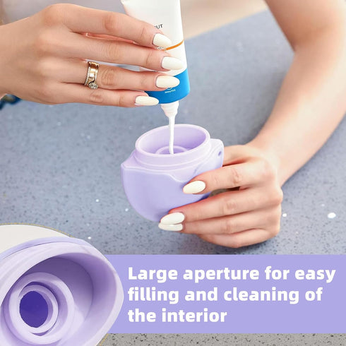 NICECHEF 1.86oz Sunscreen Applicator for Kids with Replaceable Body Sunblock Lotion Sponge Sunscreen Sponge Applicator