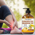 Ginger Oil, Natural Body Oil for Skin, Massage Oil for Lymphatic Drainage, Warming and Relaxing for Gifts