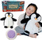 Snugglekid Penguin Sensory Weighted Vibrating Pillow, Pressure Activated for Kids Adults, 11x20, Pillow