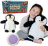 Snugglekid Penguin Sensory Weighted Vibrating Pillow, Pressure Activated for Kids Adults, 11x20, Pillow