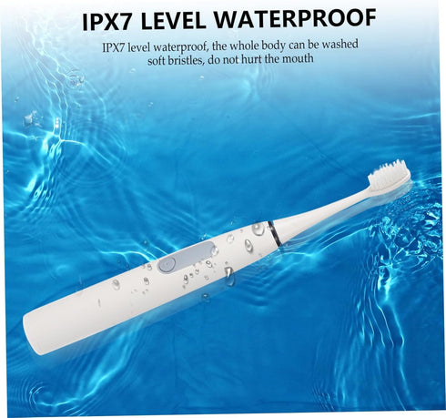 Travel Size Battery-Powered Electric Toothbrush for Adults - Black