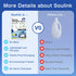 Soulink Laundry Detergent Sheets Up to 80 Loads, Eco-Friendly Strips for Travel & Home, Plant-based, Hypoallergenic