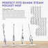 SavStor S3501 S3601D S3601 S3801CO S3901 S3550 SE450 (3pcs) Washable for Shark Steam Mop Replacement Pads: For Shark