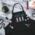 Pick A Color Nail Tech Apron, Nail Technician Apron for Women, 3 Pocket Cosmetology Smock for Nail Salons