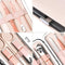 Nail Clippers Set, 7 pcs Professional Portable Manicure Kit with Luxurious Leather Case