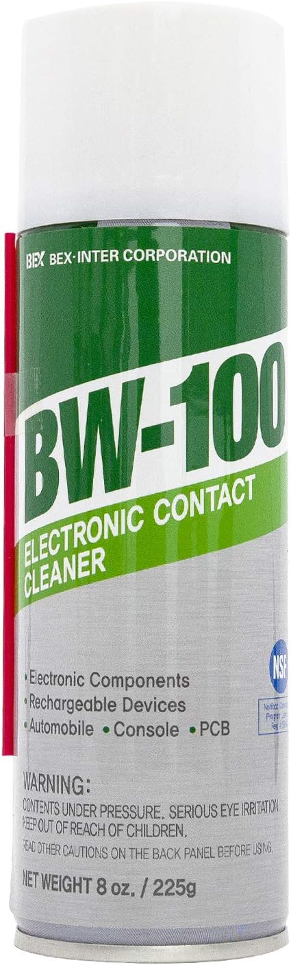 Non-Flammable Electronic Contact Cleaner Aerosol Spray - Safely Cleans Joycons, Computers, PCB and More - Quick Dry |